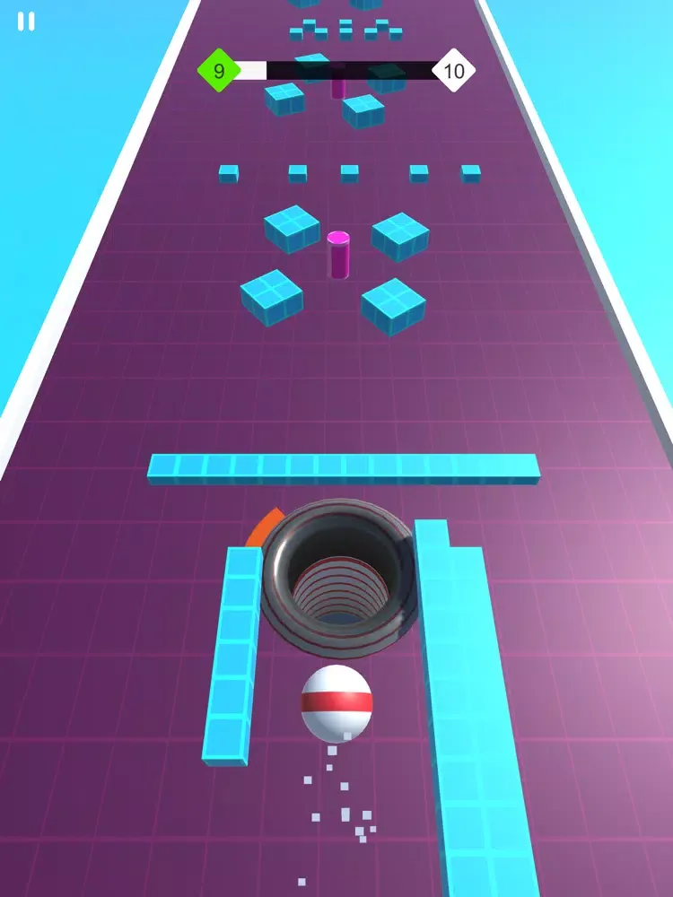 Pockey Hole 3D - Crazy Blocks iPad  스크린샷