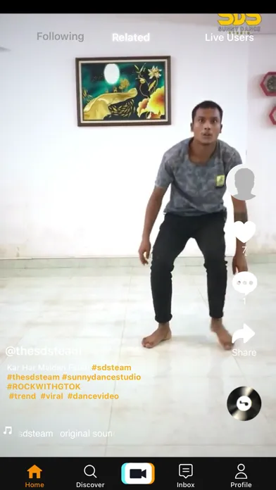 Capturas de tela do G-Tok- Short Video Sharing App