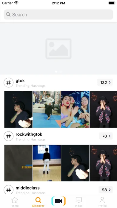 Capturas de tela do G-Tok- Short Video Sharing App