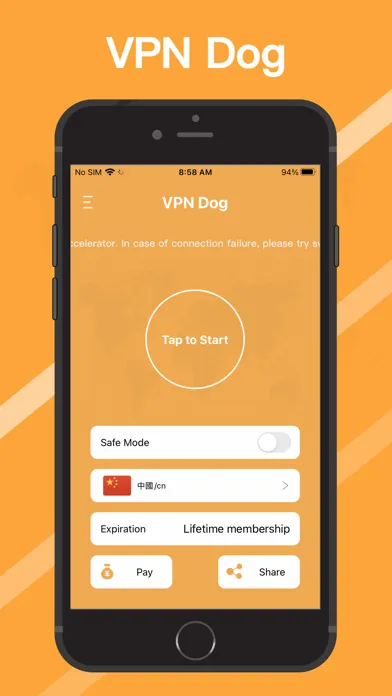Capturas de tela do VPN Dog-Fast Unlimited Proxy