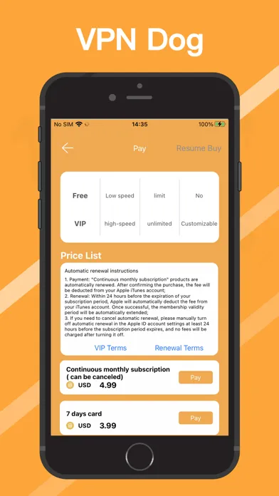 Capturas de tela do VPN Dog-Fast Unlimited Proxy