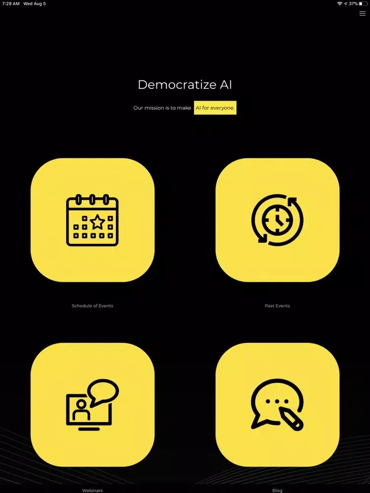 H2O.ai iPad  سکرین شاٹس