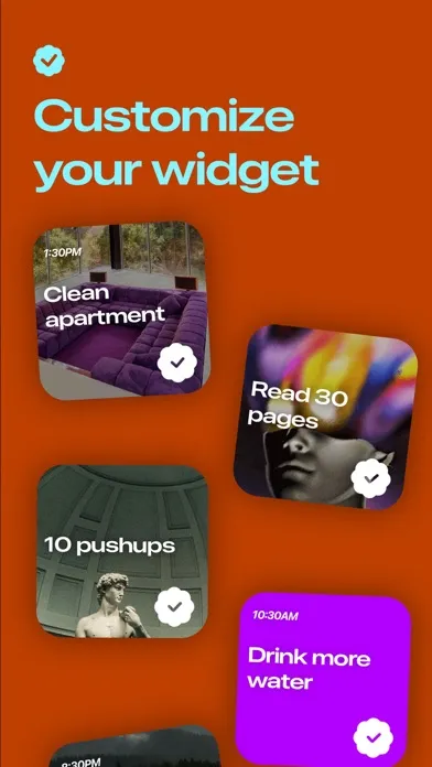 Capturas de tela do Daily Routine Planner - Wins!