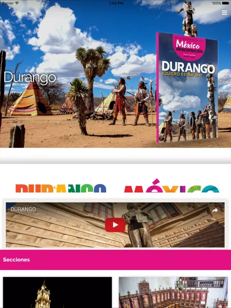 Durango iPad  스크린샷