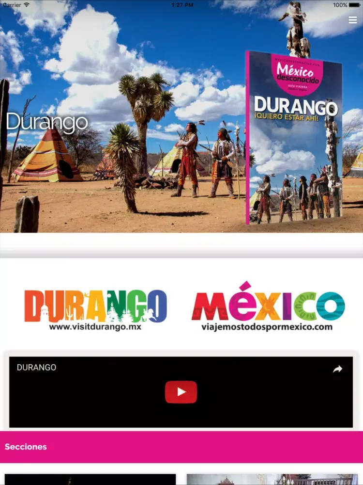 Durango iPad  스크린샷