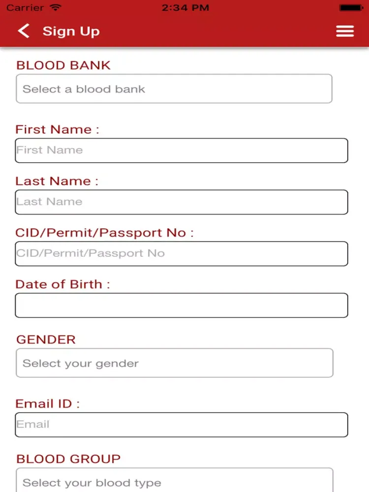 Bhutan Blood4Life iPad  स्क्रीनशॉट