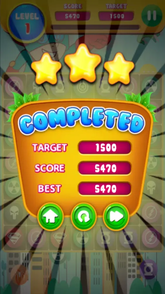 Baby Hero Epic in Big Candy Town Puzzle Games स्क्रीनशॉट