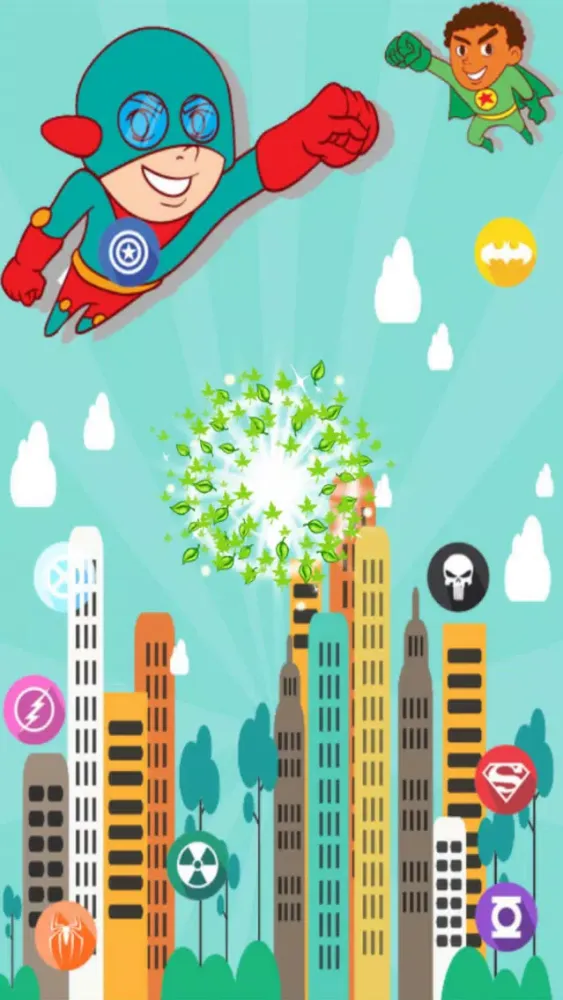 Baby Hero Epic in Big Candy Town Puzzle Games स्क्रीनशॉट