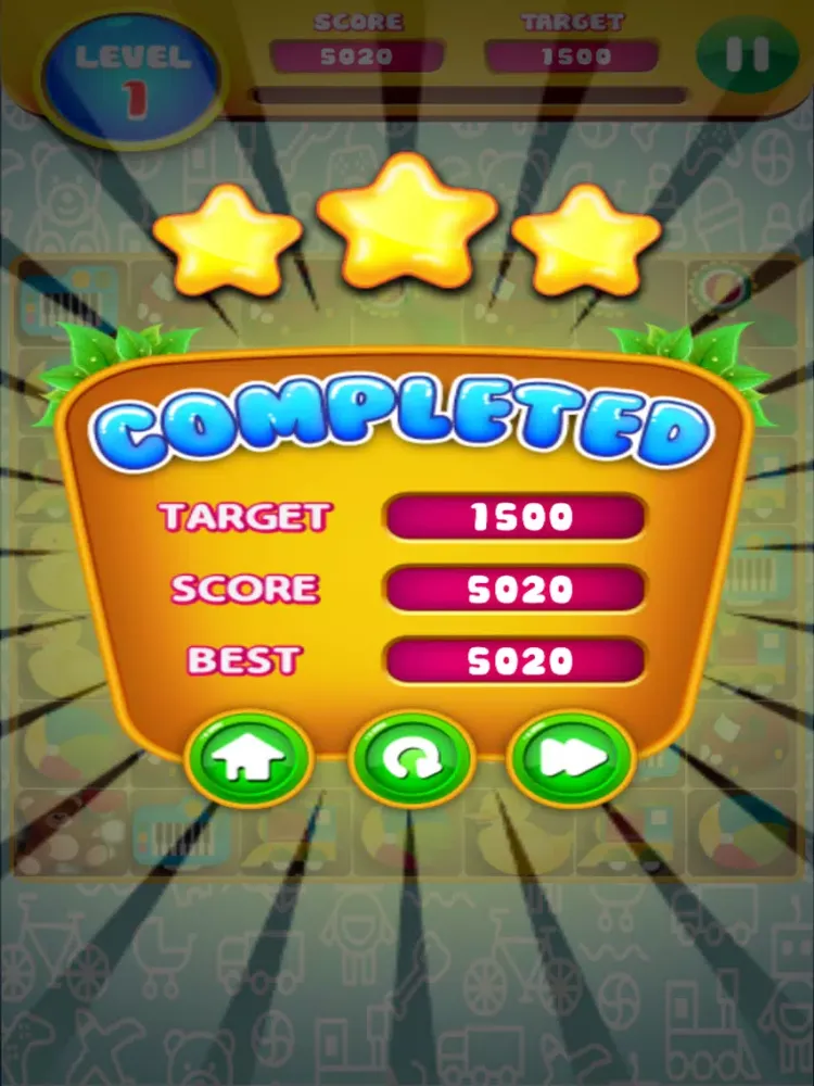 Capturas de tela do Toy Blast Mania Saga Splash iPad 