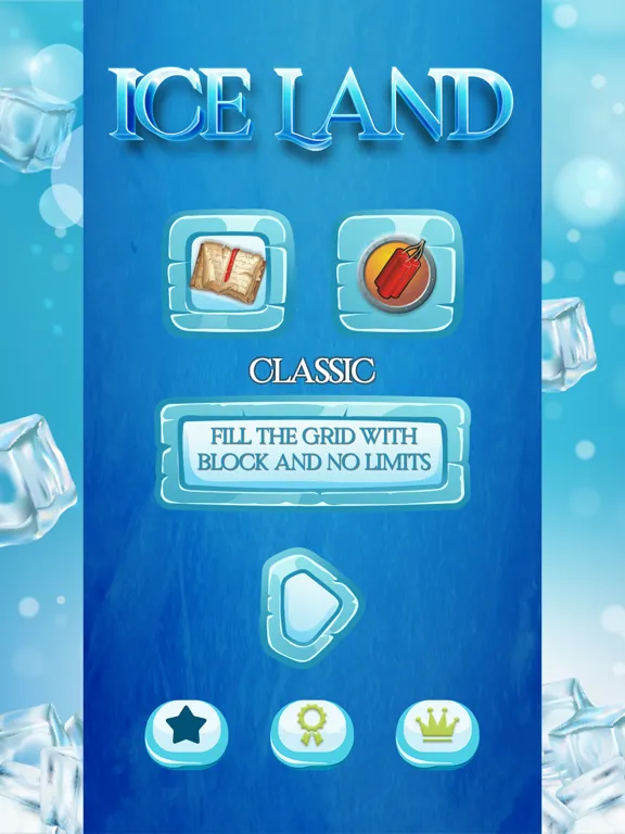 Ice land Block Puzzle iPad  سکرین شاٹس