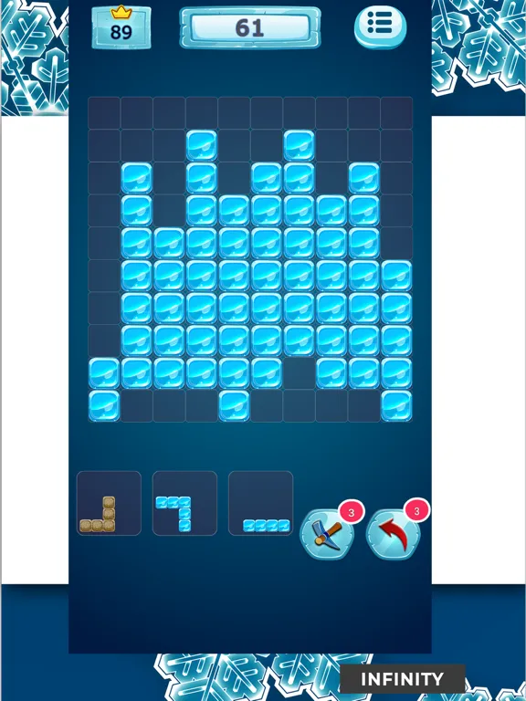 Ice land Block Puzzle iPad  سکرین شاٹس