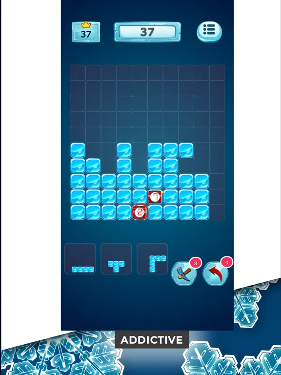 Ice land Block Puzzle iPad  سکرین شاٹس