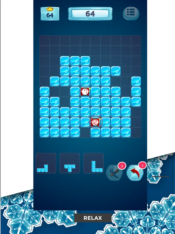 Ice land Block Puzzle iPad  سکرین شاٹس