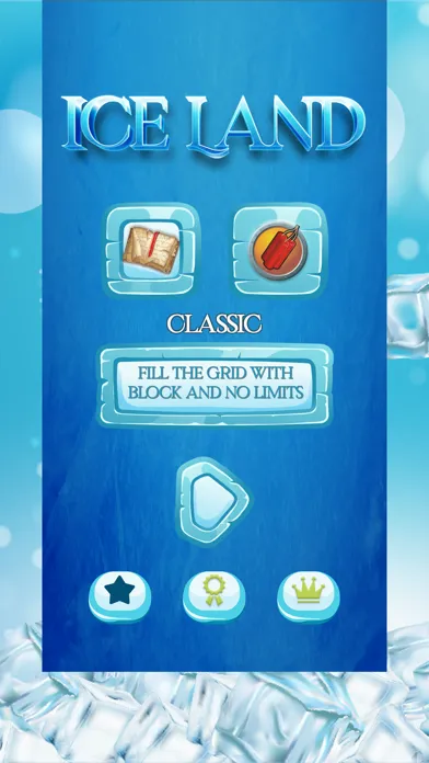 Ice land Block Puzzle سکرین شاٹس