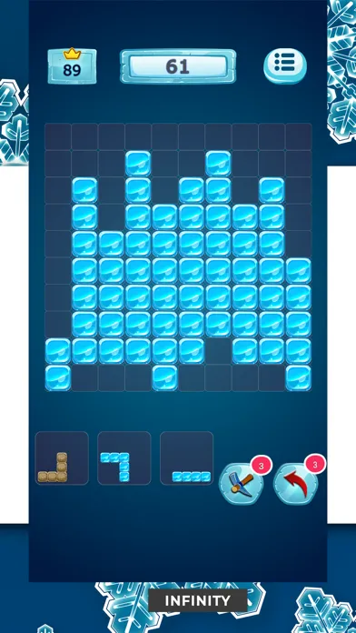 Ice land Block Puzzle سکرین شاٹس