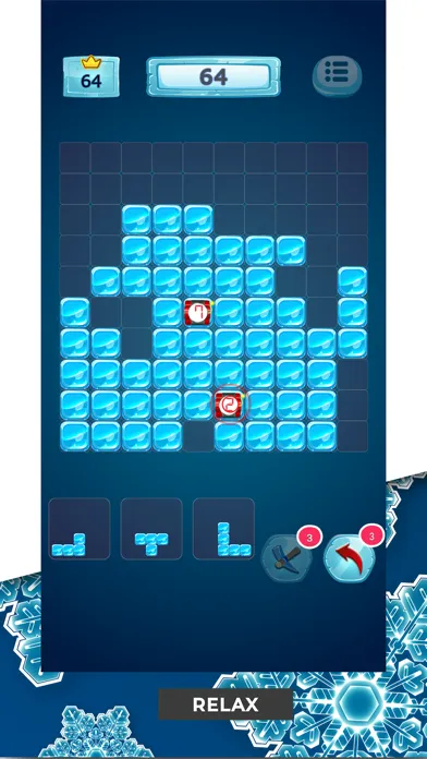 Ice land Block Puzzle سکرین شاٹس