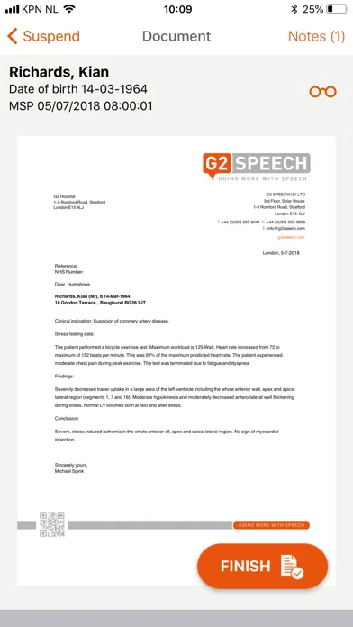 Tangkapan skrin G2 Mobile Sign Off
