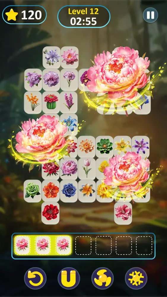 Mystical Flower - Match Tiles Screenshots