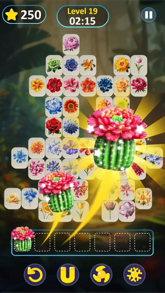 Mystical Flower - Match Tiles Screenshots