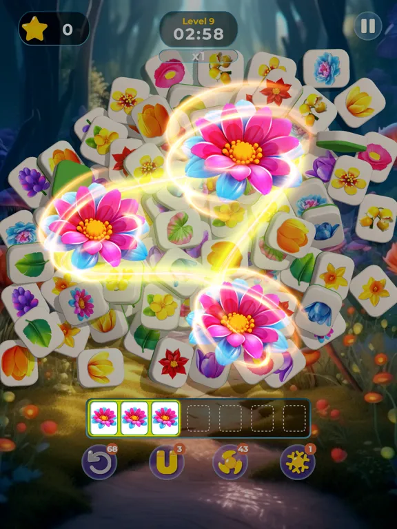 Mystical Flower Tiles iPad  سکرین شاٹس