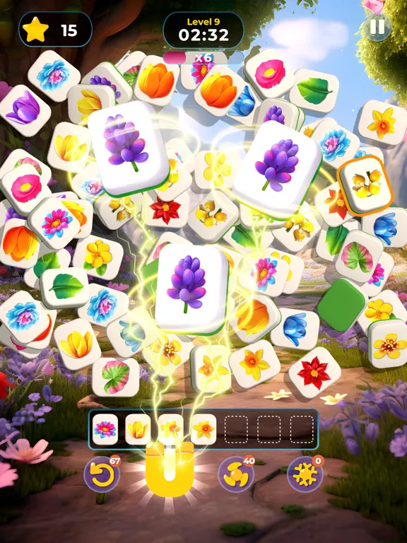 Mystical Flower Tiles iPad  سکرین شاٹس