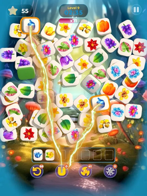 Mystical Flower Tiles iPad  سکرین شاٹس