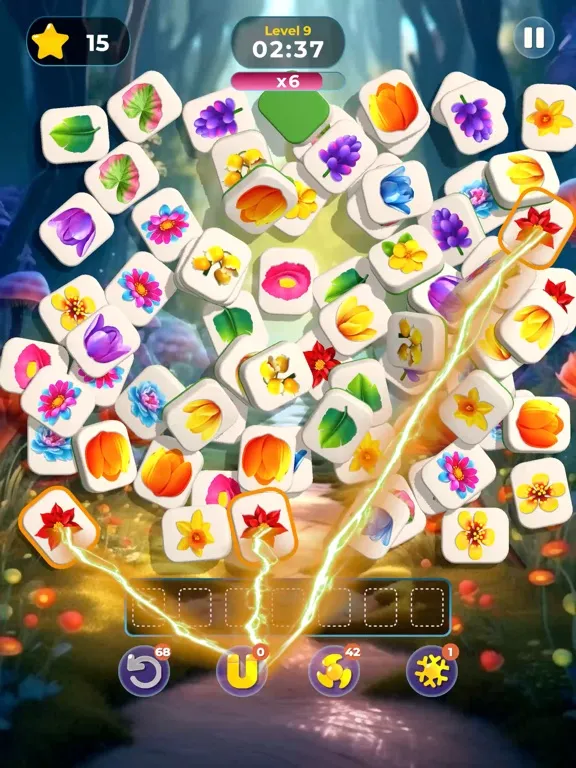 Mystical Flower Tiles iPad  سکرین شاٹس