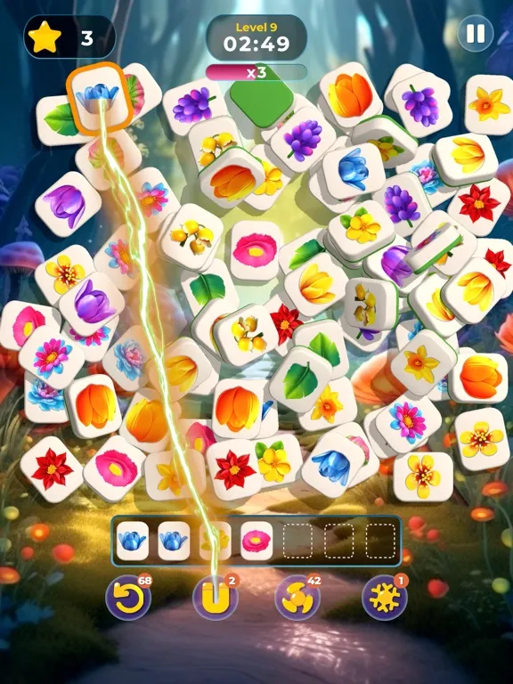 Mystical Flower Tiles iPad  سکرین شاٹس