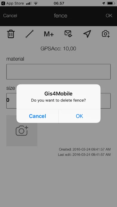 Ảnh chụp màn hình của GIS4Mobile