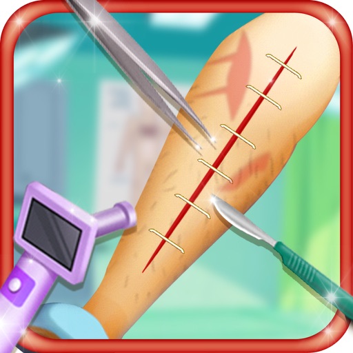 Knee Surgery Simulator - Kids First Aid Helper Game