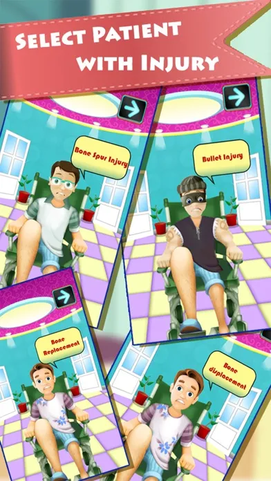 Tangkapan layar Knee Surgery Simulator - Kids First Aid Helper Game