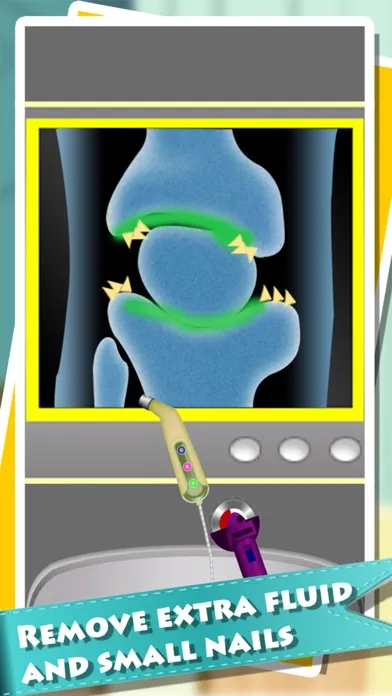 Tangkapan layar Knee Surgery Simulator - Kids First Aid Helper Game
