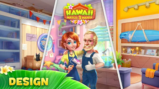 Screenshot di Hawaii Match-3 Mania: Design