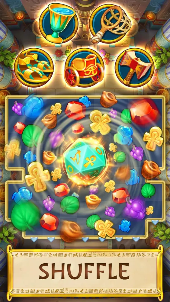 Jewels of Egypt・Match 3 Puzzle سکرین شاٹس