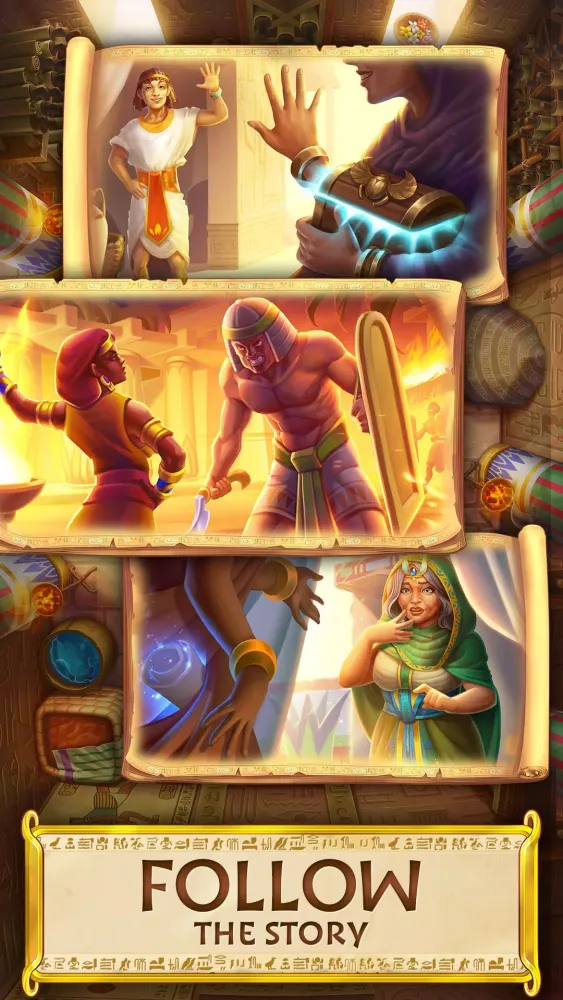 Jewels of Egypt・Match 3 Puzzle سکرین شاٹس