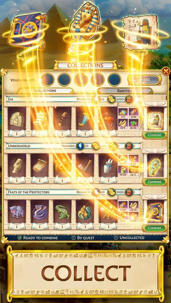 Jewels of Egypt・Match 3 Puzzle سکرین شاٹس