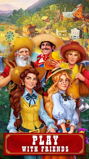 Tangkapan skrin Jewels of the Wild West・Match3