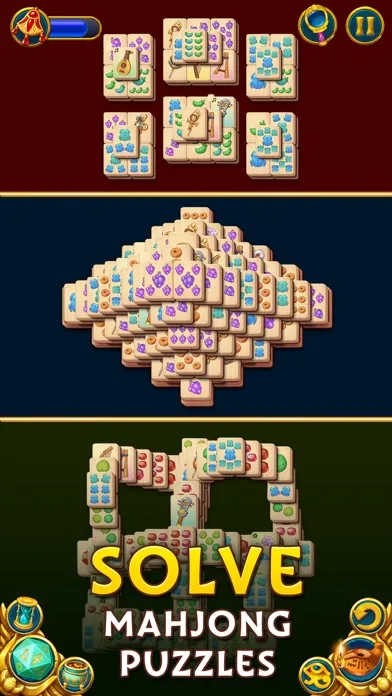 Screenshot di Pyramid of Mahjong: Tile Game
