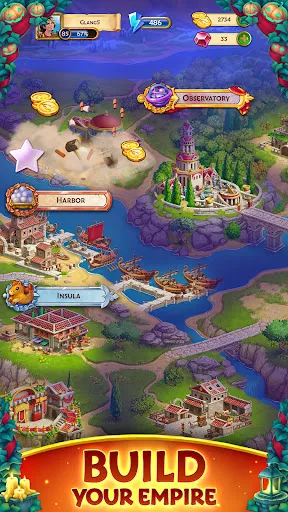 Zrzuty ekranu Jewels of Rome: Gems Puzzle