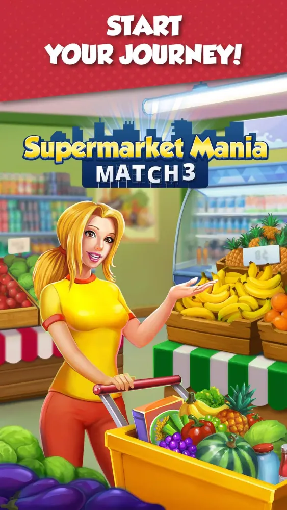 Capturas de tela do Supermarket Mania - Match 3
