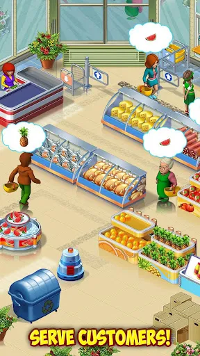 Tangkapan skrin Supermarket Mania Journey