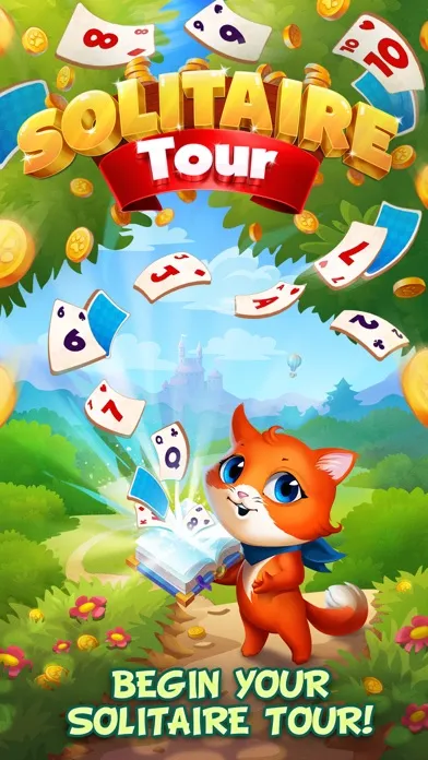 Tangkapan skrin Solitaire Tour
