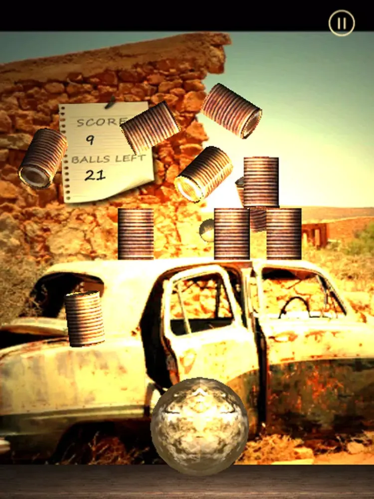 Capturas de pantalla de Game strike the can with stone - جديد.. لعبة رجم العلب بالحجارة iPad 