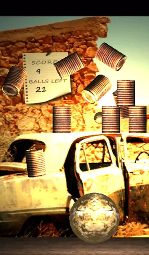 Capturas de pantalla de Game strike the can with stone - جديد.. لعبة رجم العلب بالحجارة