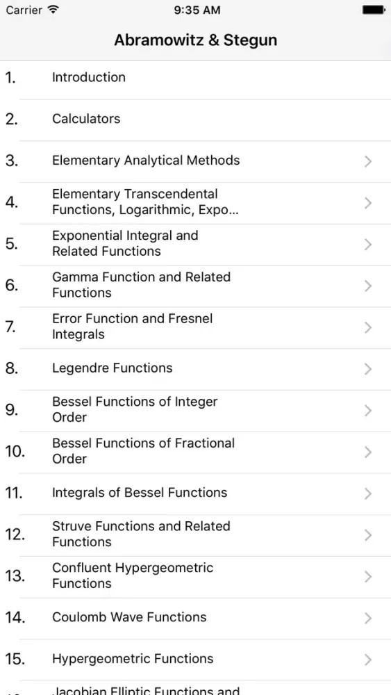 Book of Mathematical Functions Screenshots