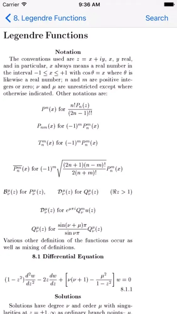 Book of Mathematical Functions Screenshots