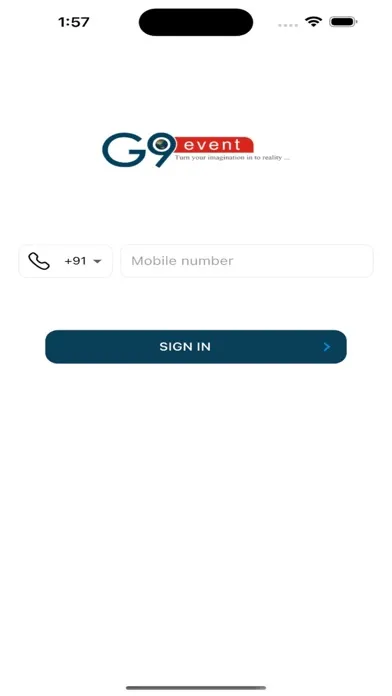 G9Events Screenshots