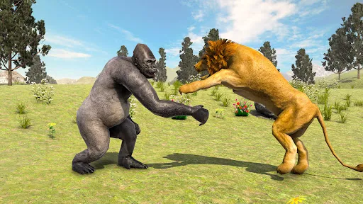 ภาพหน้าจอของ Angry Wild Gorilla Animal Game