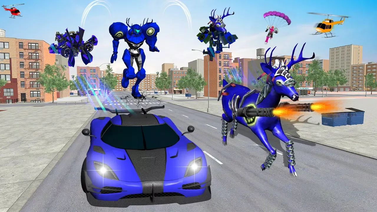 Transform Car Robot Game स्क्रीनशॉट