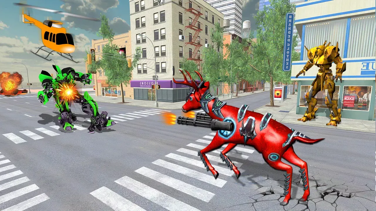 Transform Car Robot Game स्क्रीनशॉट